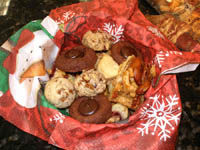 A selection of homemade cookies will be offerred for tea.