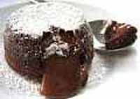 warm molten cakes and ice cream are the perfect dessert